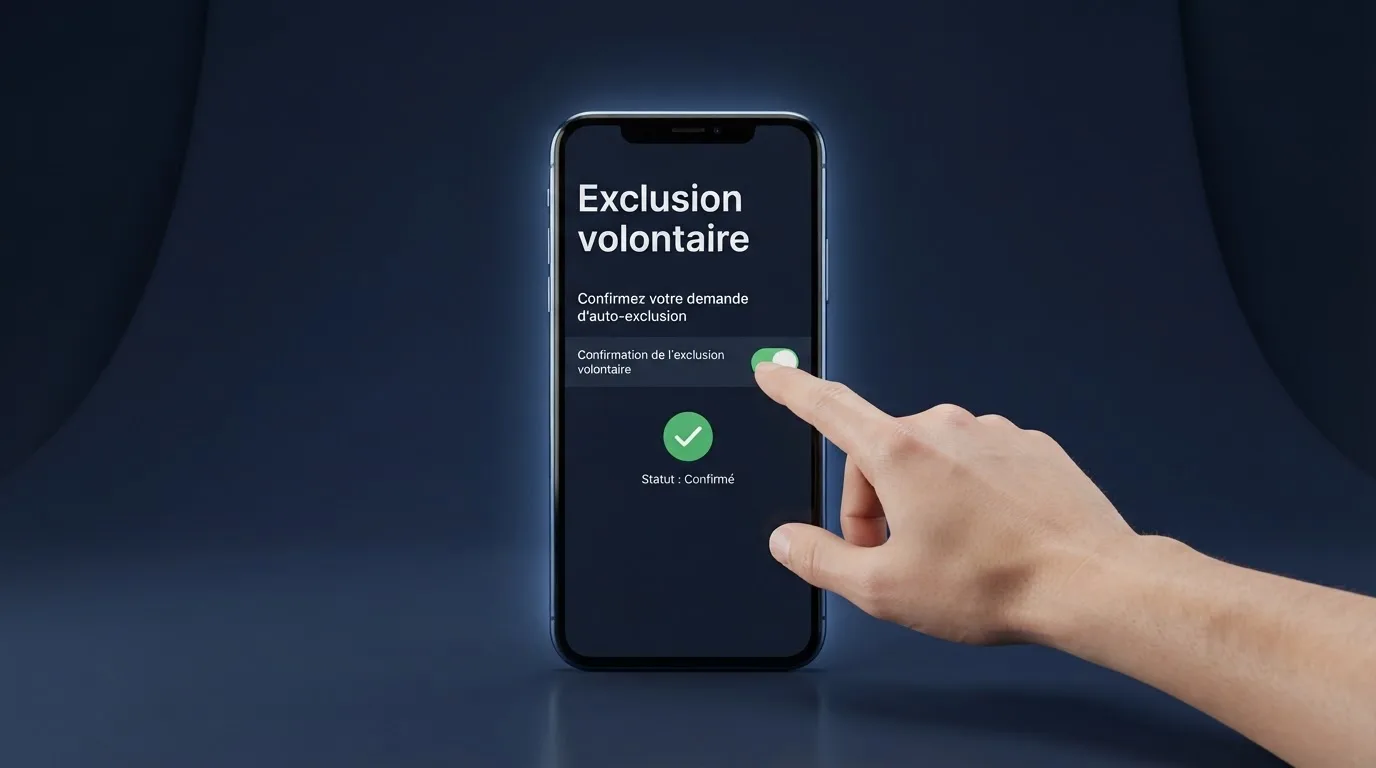 Formulaire en ligne d'inscription à l'interdiction volontaire de jeux